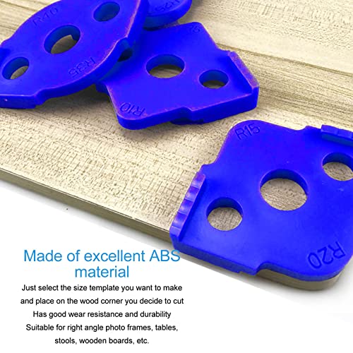 4 Piece Woodworking Half Fillet Quick Positioner, ABS Radius Jig Router ...