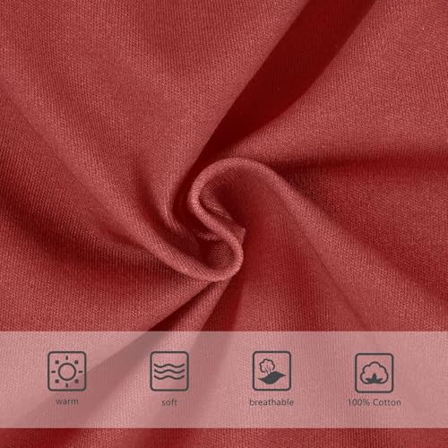 Boys' Exclusive Briefs Toddler Underwear 95% Combed Cotton Boxerbriefs 2T Solid Red 13