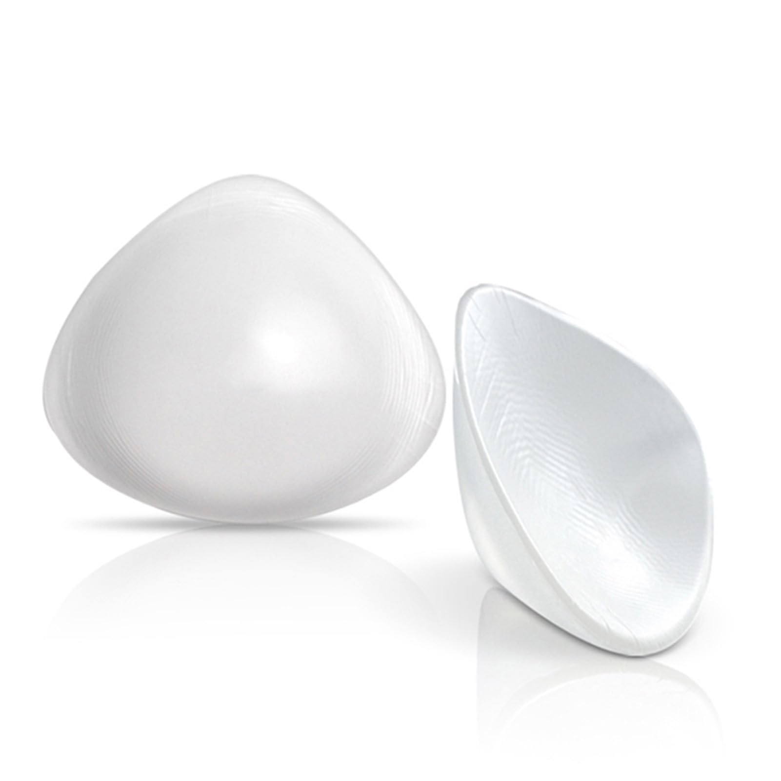 Transparent,DD~cup 800g/pair,OSEMISS 1 para miękkich przezroczystych silikonowych form piersi, samoprzylepne trójkątne wkładki wzmacniające biustonosz do kostiumu kąpielowego bikini