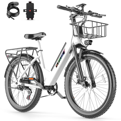 Electric Bike for Adults, 1500W Peak City E-Bike, 7-Speed Mountain Ebike image 3