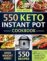 Algopix Similar Product 3 - Keto Instant Pot Cookbook 550 Quick