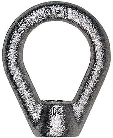 EN-8-316SS-Drop Forged Eye Nut-3/4-10-Style A-316 Stainless Steel