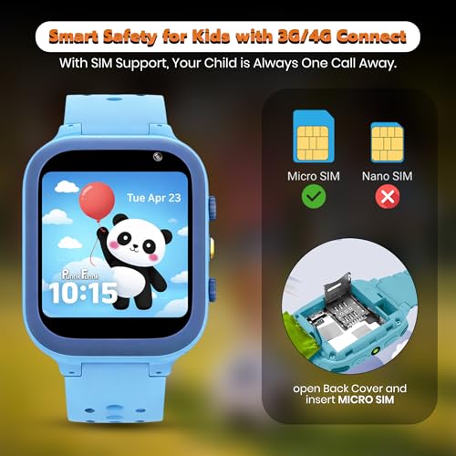 Image of PunnkFunnk Smart Watch & Kids Calling Smart Watch Combo, 1.83 inch HD Fitness Watch with Bluetooth Calling + Kids Camera Smartwatch with Games, Heart Rate, SpO2, Sleep Monitor, Boys & Girls