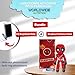 Worldwide Nutrition Compatible with Mattel Deadpool Collector 12-Inch Plush - Entertainment Earth Exclusive | Limited Edition Marvel Action Figure Bend and Pose Fun with Premium Packaging and Keychain