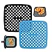 Idota Accessori Per Friggitrice Ad Aria Senza Olio 2 Pezzi, Fogli Friggitrice Ad Aria In Silicone, Pad per Friggitrice Ad Aria Riutilizzabili Insapore, Pad per Friggitrice Ad Aria (7.5in blue square)