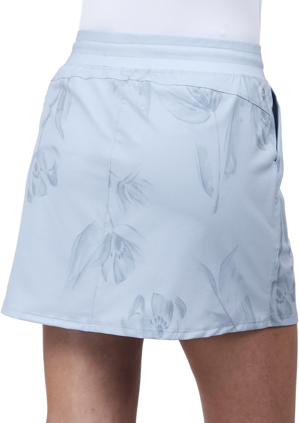 Free Country Women's Skort Built-in Shorts Tennis Golf Swimming Drawstring Skorts UPF 50+ Quick Dry Stretch with Pockets-TtoT