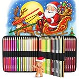 Zenacolor - 72 Matite Colorate Professionali, con Custodia - Pastelli Colorati Set di 72 Colori Unici - Disegno, Schizzo, Colorazione - Per Adulti o Bambini