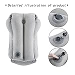 Inflatable Travel Pillow for Airplanes-Neck Support Pillow for Long Flights, Portable & Comfortable Airplane Sleep Pillow, Blow Up Pillow for Travel, Office, Camping (Ergonomic Design, Easy to Carry) - Image 4