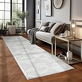 Zoom IMG-2 carpetsale24 tappeto salotto moderno grigio Zoom IMG-2 carpetsale24 tappeto salotto moderno grigio