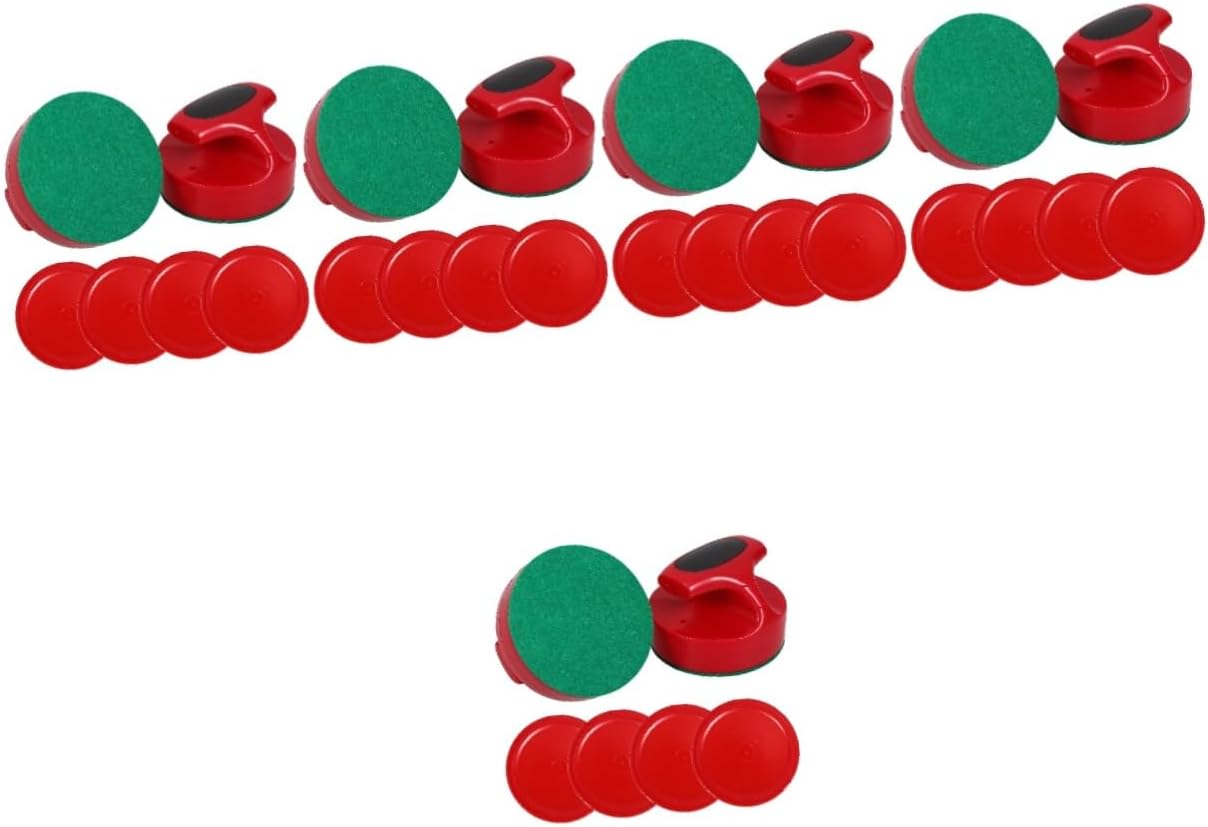 ibasenice Air Hockey Air Hockey Pucks Hockey Pucks Kit Pushers Kit Hockey and Paddles