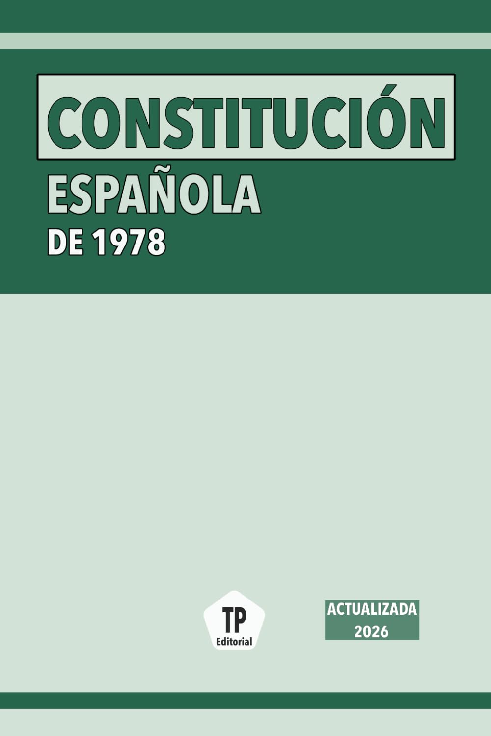 Constitución Española de 1978 (NORMATIVA ESPAÑOLA)