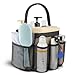 Quick Dry Mesh Shower Caddy, Hanging Shower Tote Bag Toiletry Bath Organizer Makeup Comestic Storage Bag Basket with 11 Storage Pockets for Home Gym Travel Dorm Bathroom Washing Bag Case with Handle ...