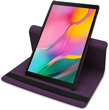Samsung Galaxy Tab S6 Lite P610 Horizontal and Vertical Stand 360 Degree Rotating Tablet Case Purple from Babylon