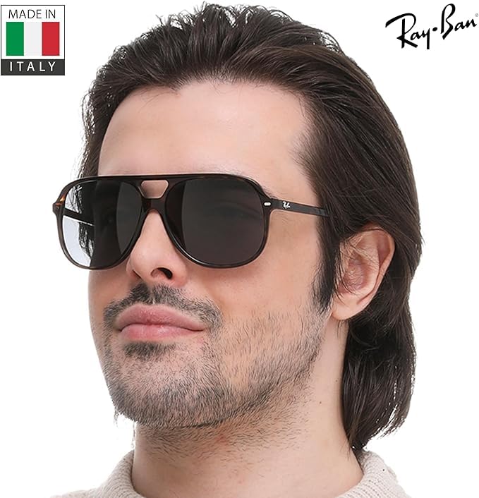 Image of Ray-Ban RB2198 BILL Square Shaped Sunglasses for Men & Women with Official RAYBAN Eyewear Kit