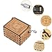 Jofanvin Gifts for Mom Music Box from Daughter to My Mom Hand Crank Engraved Musical Box Mechanism Antique Vintage Gifts for Mothers Day