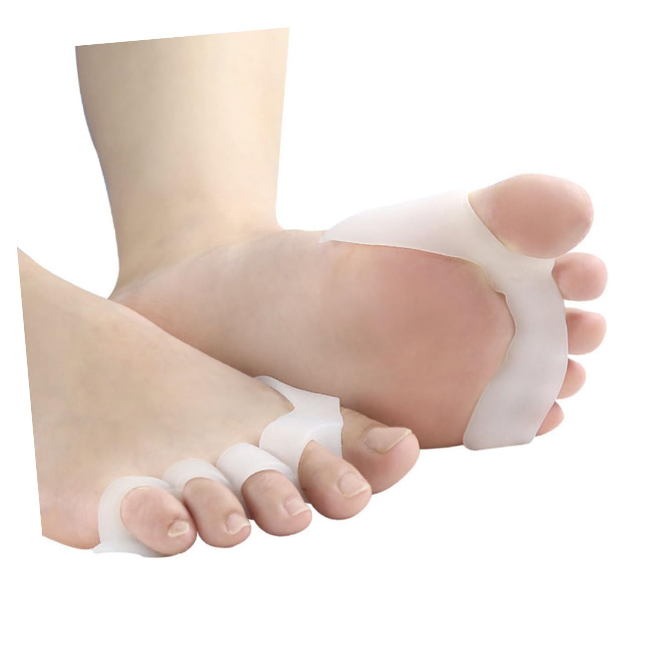 FOMIYES Dult Straightener Bunion for Women Men's Separator Comfortable Straps 2 Pairs Separators