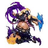 Muenmee Blackbeard Figure,Edward Thatch Anime Statues Figurine PVC Action Figure Collection Home Decor Gift Model Toys Anime Figure 8.4 Inch