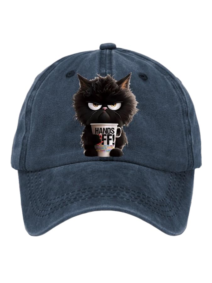 Unisex Hands Off Protest Hat Cat Fdt Baseball Cap