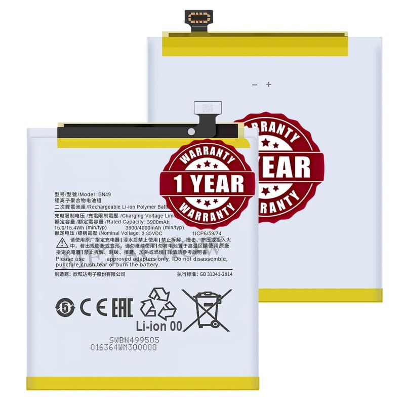 Image of Original BN49 Battery Compatible for Xiaomi Redmi 7A - (4000mAh) - 1 Year Warranty JK1