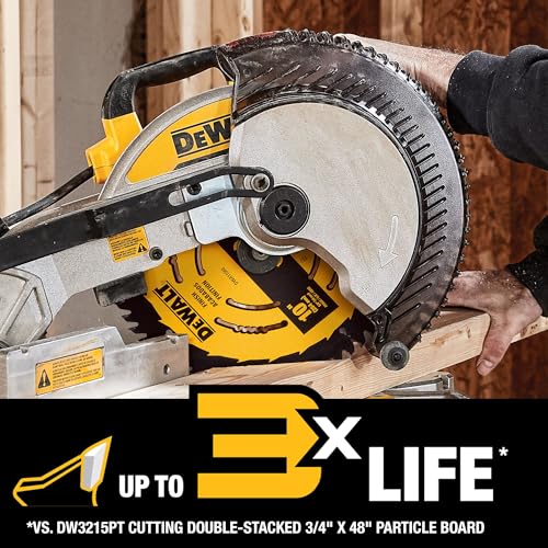 Lame de scie à finition DEWALT 60T résout les éclats sur vos panneaux de 25,4 cm