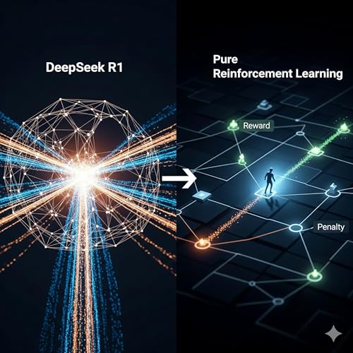 『DeepSeek-R1: Redefining AI Reasoning with Pure Reinforcement Learning』のカバーアート
