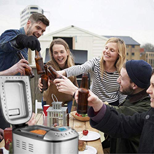 FYLD Brotbackautomat(Brotbackmaschine, 15 Programme, Knethaken, Brotbackautomat, Bread Maker, Brotbackautomat glutenfrei… – Bild 6