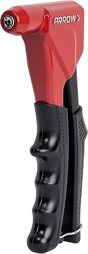 Miniatura 10 de Arrow RT200M Herramienta de remache manual sin cabeza con una sola mano, remachadora manual para metal, tela, cuero y reparación automática, utiliza