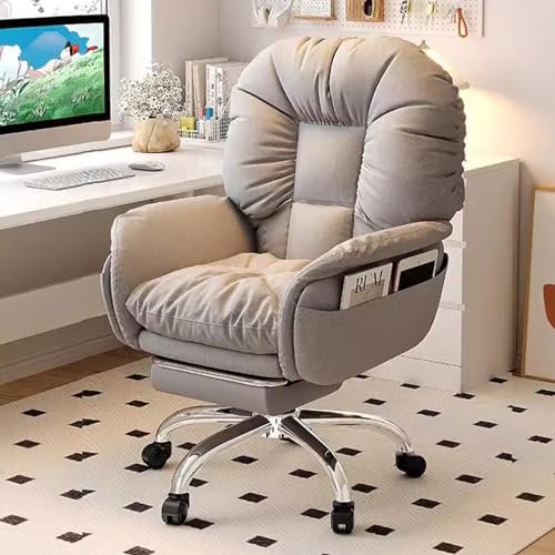 Chaise de bureau et fauteuil de jeu avec dossier réglable pour adulte