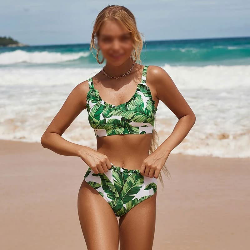 Bikini push up pour affiner la silhouette maillot de bain taille haute - 3