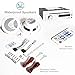 Pyle Marine Stereo Receiver Speaker Kit - In-Dash LCD Digital Console Built-in Bluetooth & Microphone 6.5” Waterproof Speakers (4) w/ MP3/USB/SD/AUX/FM Radio Reader & Remote Control -PLCDBT85MRW