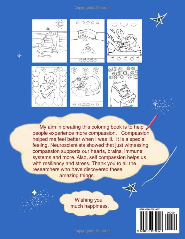 Vista 2 de Compassion Coloring Book A Coloring Book for Our Heart - All Ages