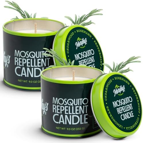 Murphy's Naturals Mosquito Bug Repellent Candles for Outdoor Pati...