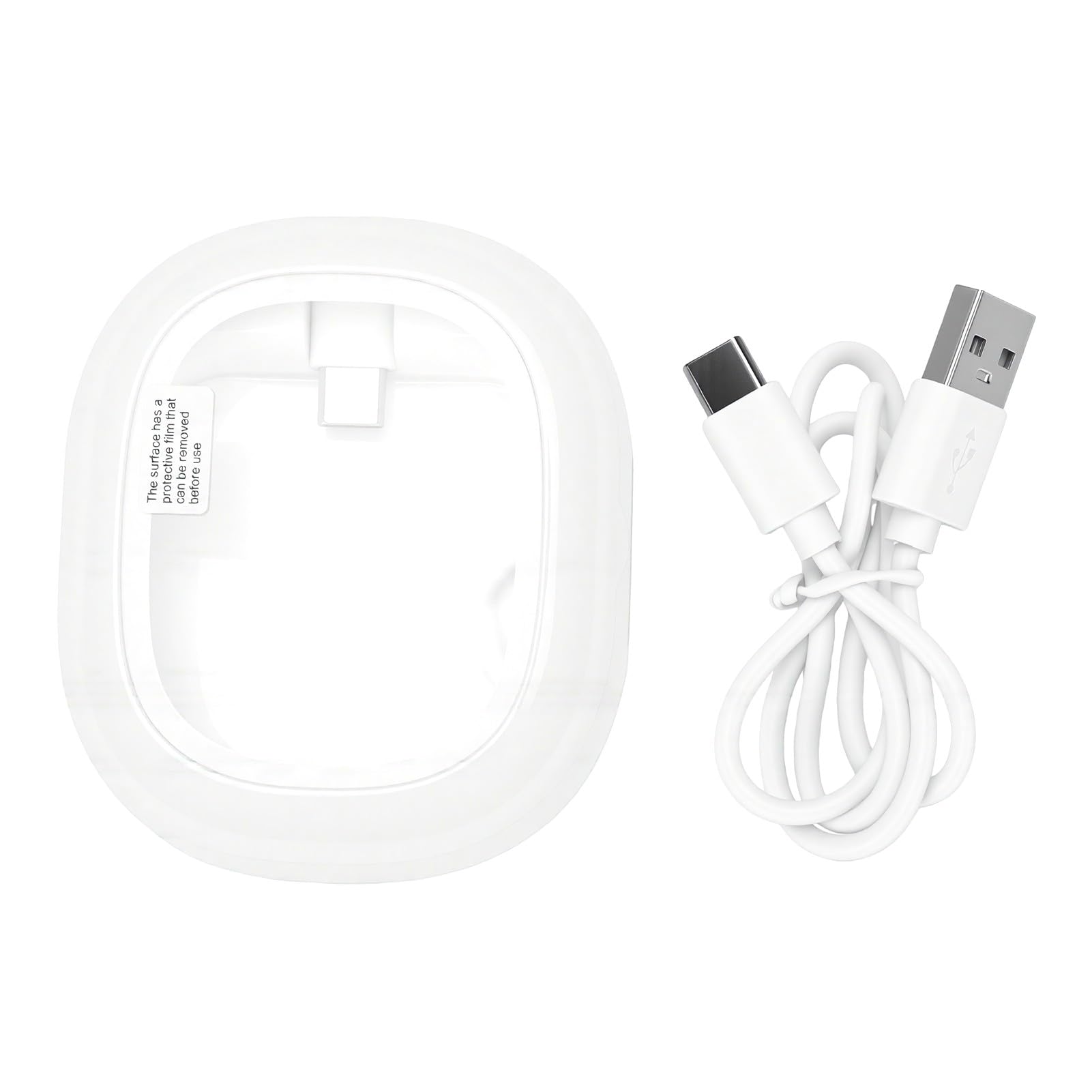 Wakects Custodia di Ricarica Adatta per Ring 3, Custodia Caricabatterie Smart Ring in ABS con Batteria da 2000 MAh, Finestra LED, Protezione Multipla, Stazione di Ricarica da Viaggio per Utenti Gen