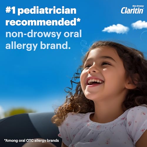 Claritin Children’s Chewables, 24-Hour Non-drowsy Kids Allergy Relief in Grape & Bubble Gum Flavors, 40 antihistamine Tablets - Thumbnail 5