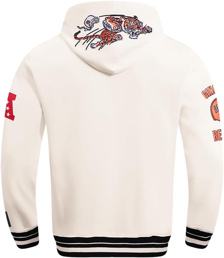 Pro Standard Mens NFL Retro Classics Brushed Back French Terry Pull Over Hoodie - Image 2