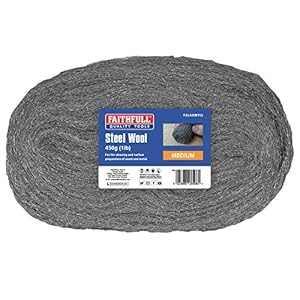 Faithfull Stahlwolle 1-2 Mittel 450g