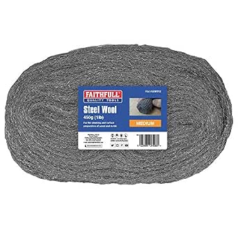 Faithfull FAIASW112 - Estropajo de aluminio (450 gr, grado 1-2)