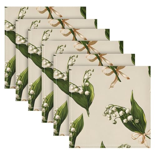 Servilletas de Tela Pack 6 Elegantes 20x20 in miniatura 2