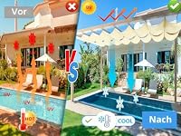 Einziehbares Sonnensegel 0.5x4M Verstellbar Welle Markisenstoff Sonnenschutz Wasserdicht Wellenmarkise Outdoor Balkon Pergola UV-Beständig Segeltuch Markise für Terrasse Garten Creme – Ansicht 2
