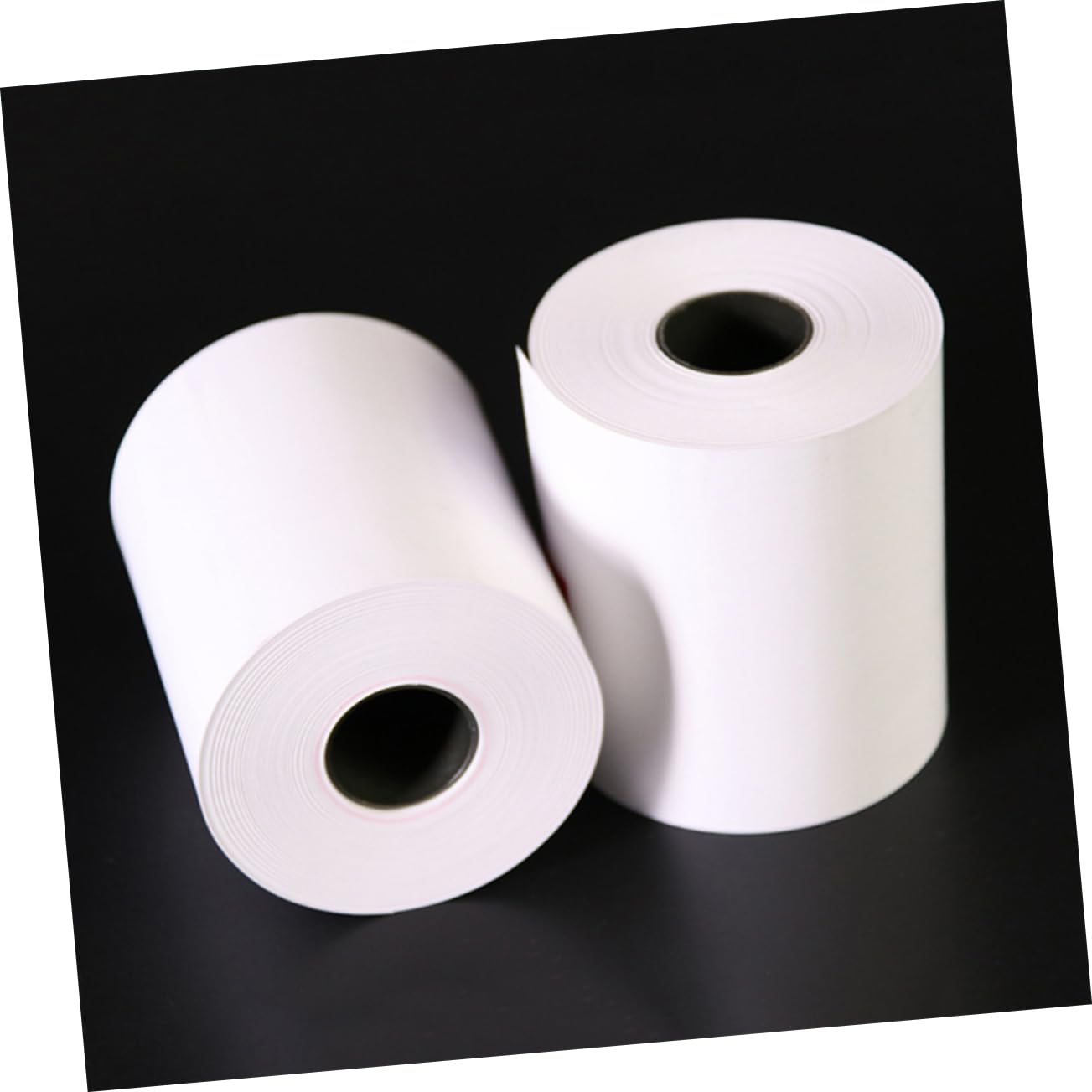 HOODANCOS 10 Rolls of 80x70mm Thermal Printing Paper 32m/roll 23mm Core Cash Paper Roll Suitable for Supermarket Office Restaurant