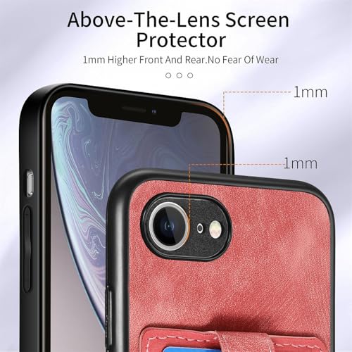 Funda iPhone 16E protectora anticaídas con ranura porta tarjetas 4