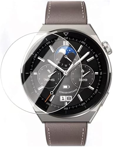 Para Huawei GT3 1.811 in Smartwatch Pantalla Vidrio Templado, [2 piezas] Protector de Pantalla Fácil Instalación Compatible con Funda para Huawei GT
