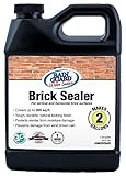Rain Guard Water Sealers SP-3002 Brick Sealer Concentrate - Water Repellent for Interior or Exterior Brick - Covers up to 300 Sq. Ft, 32 oz Makes 2 Gallons, Invisible Clear