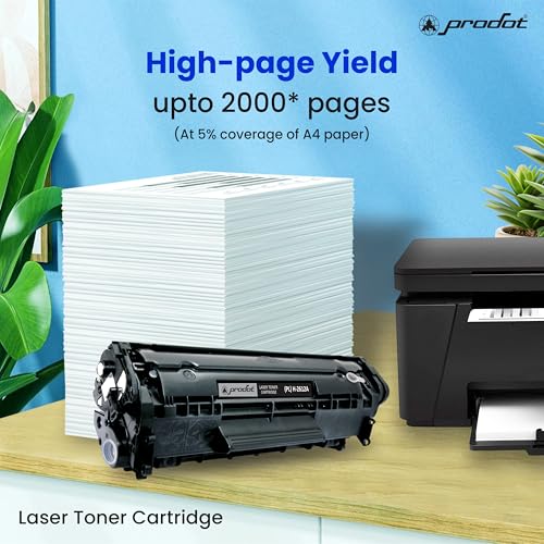Image of ProDot 12A Toner Cartridge Replaces HP Q2612A Canon 303 /703 /FX-9 /FX-10 Compatible with HP 1010-1020 /1022 /1315-3030 /M1005 Canon LBP2900 /3000 /L100 I 2000 Page Yield I 1 Yr Warranty (1 PC)