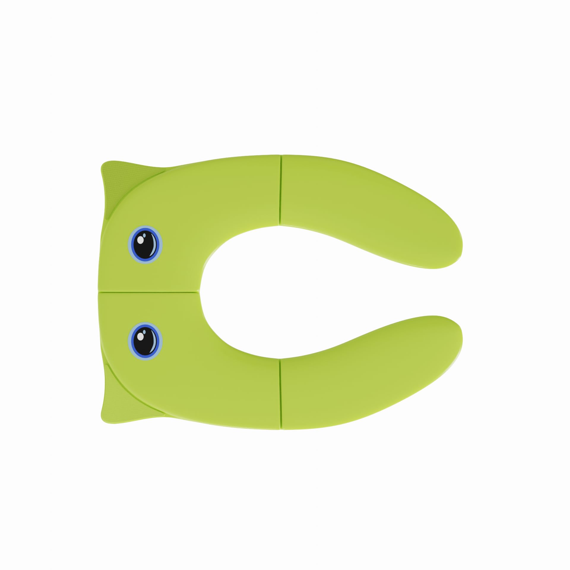 TECHHARK® Baby Potty Training Toilet Seat for Boys And Girls Kids, Non-Slip with Splash Guard, Fits Round & Oval Toilets, (TRAVEL GREEN) - Image 7 thumbnail