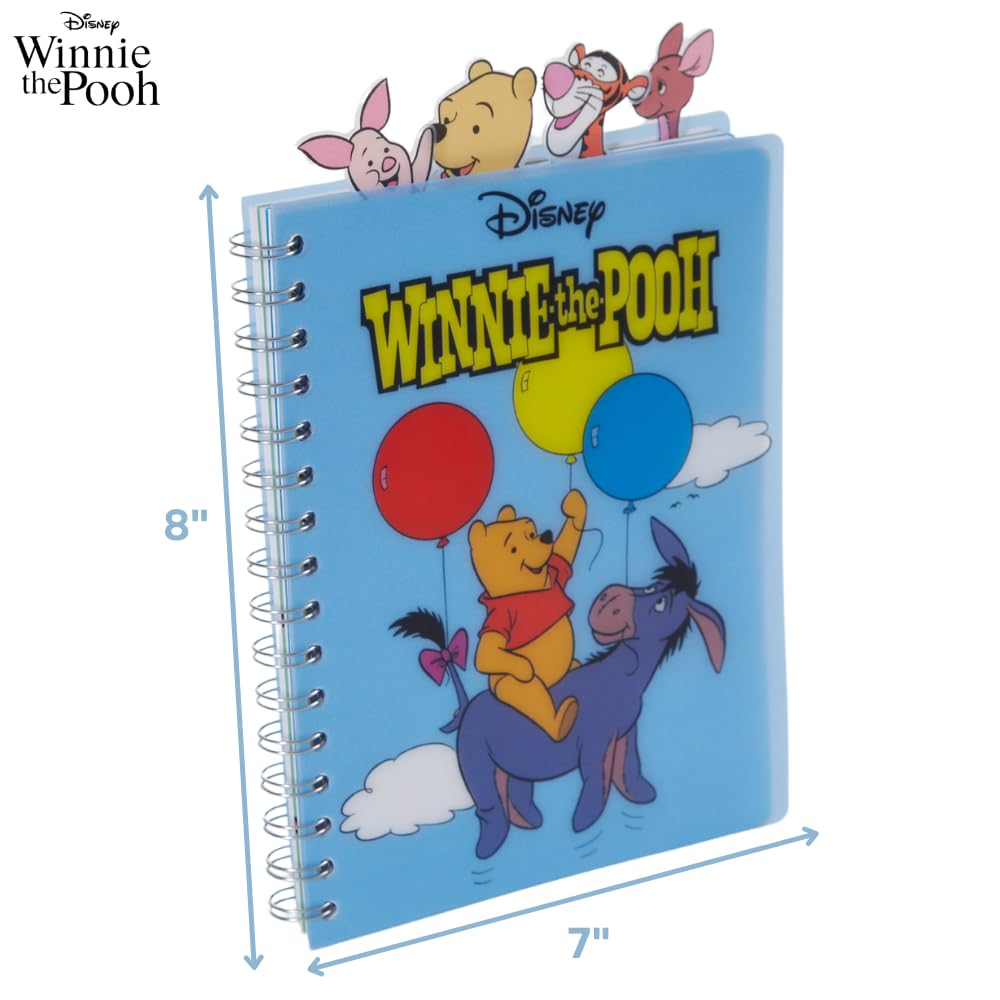 Amazon.com : Disney Winnie The Pooh Tab Journal Notebook, Spiral