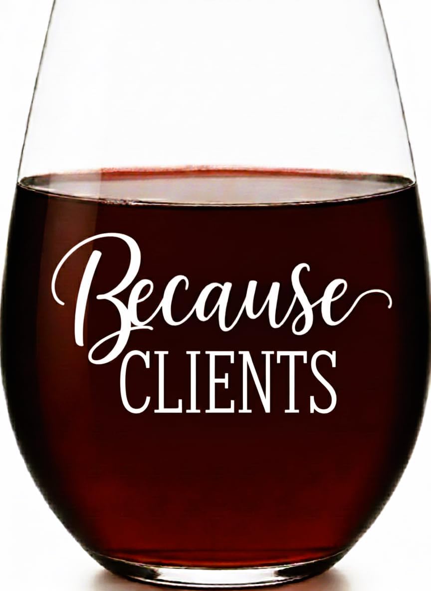 Stemless Wine Glass 17 oz – Made in Europe – Premium Quality Glass – Gift Boxed – 100% Lead-Free (A Wise Woman One Said (2 Glasses))