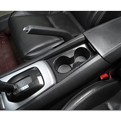 Panel Portavasos y Caja Palanca Fibra Carbono Chevrolet miniatura 6