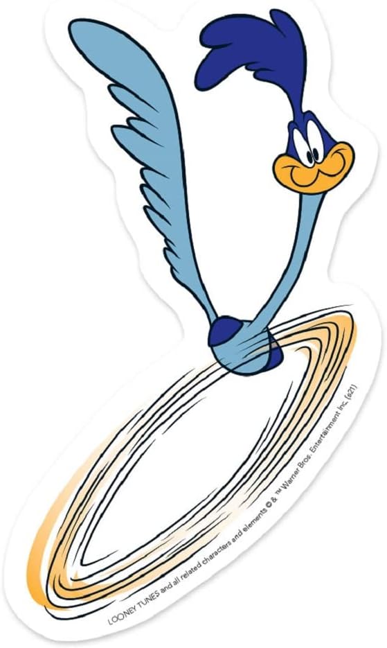 Paper House Productions Looney Tunes Road Runner Die-Cut 3.5" Vinyl Sticker