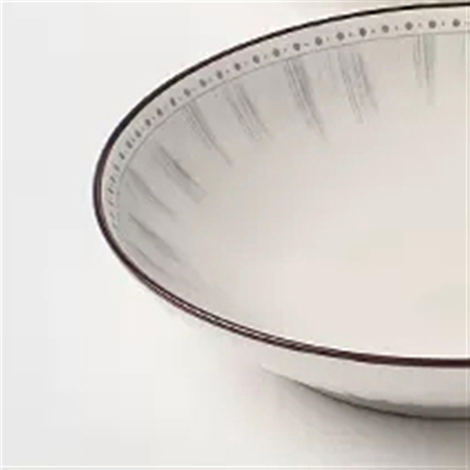 Plato de Cena Plato de cerámica de 4/6 piezas, plato de ensalada for el hogar, plato redondo blanco for cocina, restaurante, plato hondo Simple, plato de sopa, plato de postre Platos para Platos ( Col